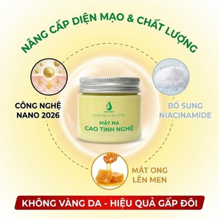 [TẶNG BÔNG TẨY TRANG] Mặt nạ cao tinh nghệ Ngân Bình - Nano 2026 Không Vàng Da