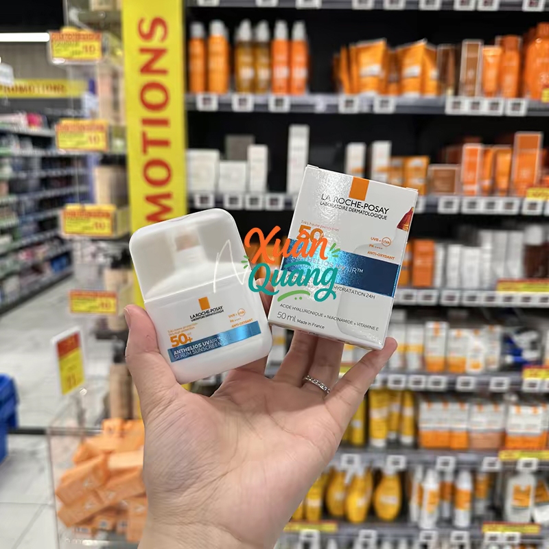Chống nắng dạng Serum mỏng nhẹ kiềm dầu 16H, cấp ẩm 24H La Roche-Posay Anthelios UVAIR SPF50+ 50ml