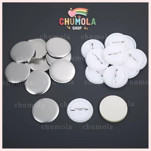 Combo 100 phôi huy hiệu 3 size phụ kiện văn phòng tiện lợi