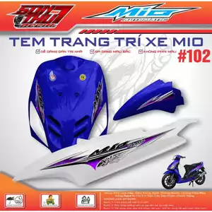 TEM XE MIO SPORT #102(CHẤT LIỆU CAO CẤP - SIÊU NÉT - SIÊU ĐẸP - SIÊU CUTE)