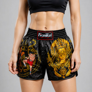 Quần Muay Fighter QMF-06 | Quần Shorts Muay Thái Chuẩn Đẹp 2026 Cho Nam & Nữ