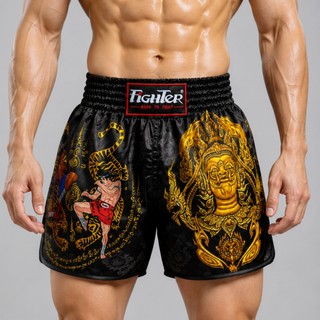 Quần Muay Fighter QMF-06 | Quần Shorts Muay Thái Chuẩn Đẹp 2026 Cho Nam & Nữ