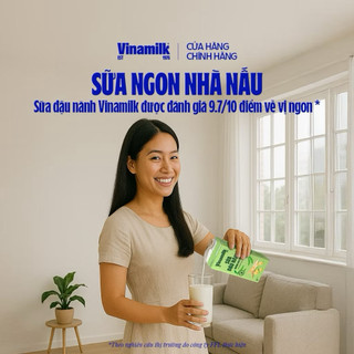 Sữa Đậu Nành Vinamilk Không Đường Vị Truyền Thống 1L - Thùng 12 Hộp
