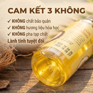 Dầu dừa nguyên chất Ngân Bình 50ml - Dạng xịt dưỡng tóc, ủ tóc, cấp ẩm da