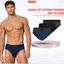 Combo 3 Quần Lót Nam ROCK QA 7513 Trơn Cao Cấp Co Giãn, Quần Sịp Nam Chất Liệu Mềm Mịn, Thoáng Khí