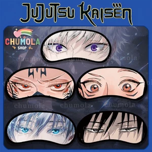 Bịt mắt Toge Gojo Sukuna Jujutsu Kaisen Chú thuật hồi chiến miếng che mắt ngủ phụ kiện cosplay