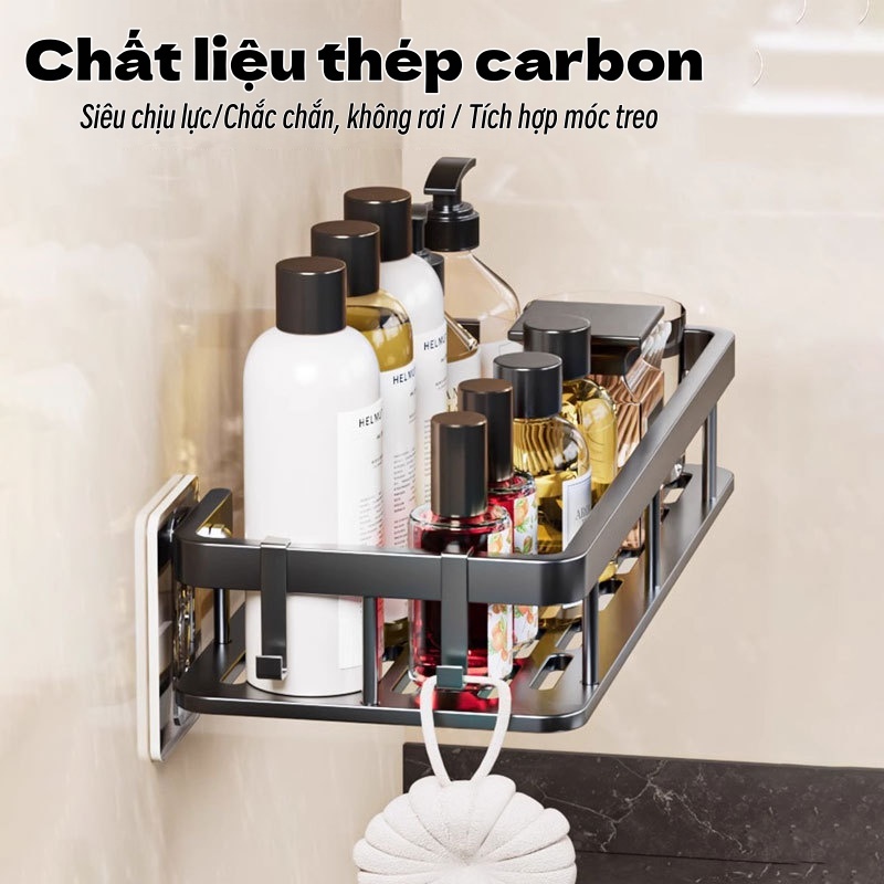 Kệ Để Đồ Nhà Tắm Dán Tường Kệ Nhôm Chống Gỉ Đa Năng Tiện Lợi
