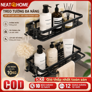 Kệ Nhà Tắm Dán Tường Đa Năng, Kệ Góc Nhôm Cao Cấp Để Đồ Gọn Gàng