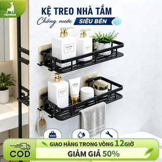 Kệ Góc Tường Nhà Tắm,Kệ Để Đồ Nhôm Cao Cấp, Miếng Dán Siêu Chắc
