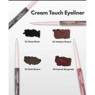 [Canmake] BÚT CHÌ GEL KẺ MẮT SIÊU CHỐNG NƯỚC CANMAKE CREAMY TOUCH LINER