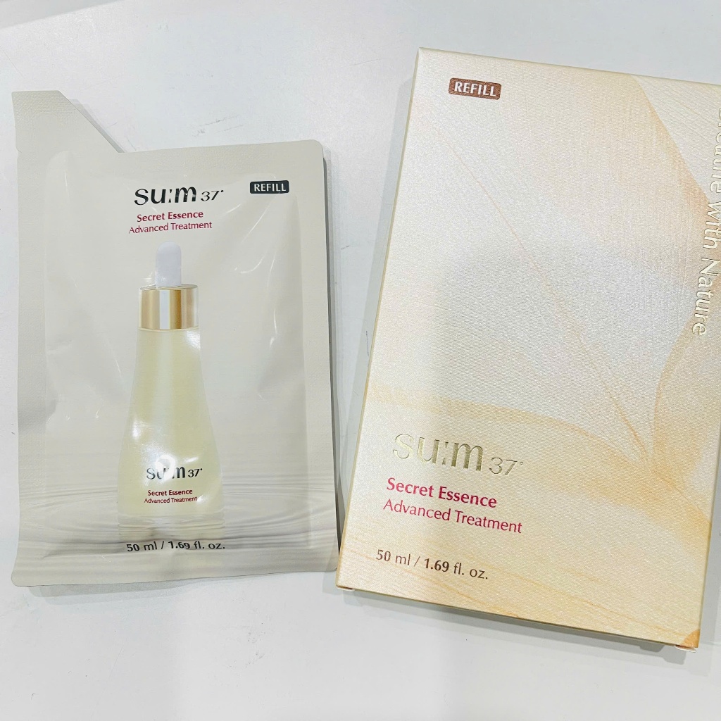[Túi Refill] Nước thần chống lão hoá thế hệ mới Sum37 Secret Essence Advanced Treatment 50ml