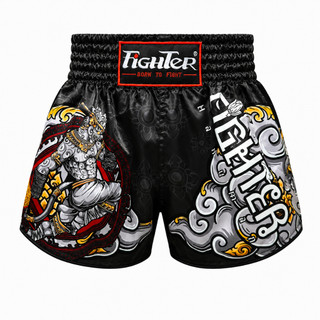 Quần Muay Fighter QMF-02 - Muay Thai Shorts, Muay Viet Nam, in 3D chất lượng cao