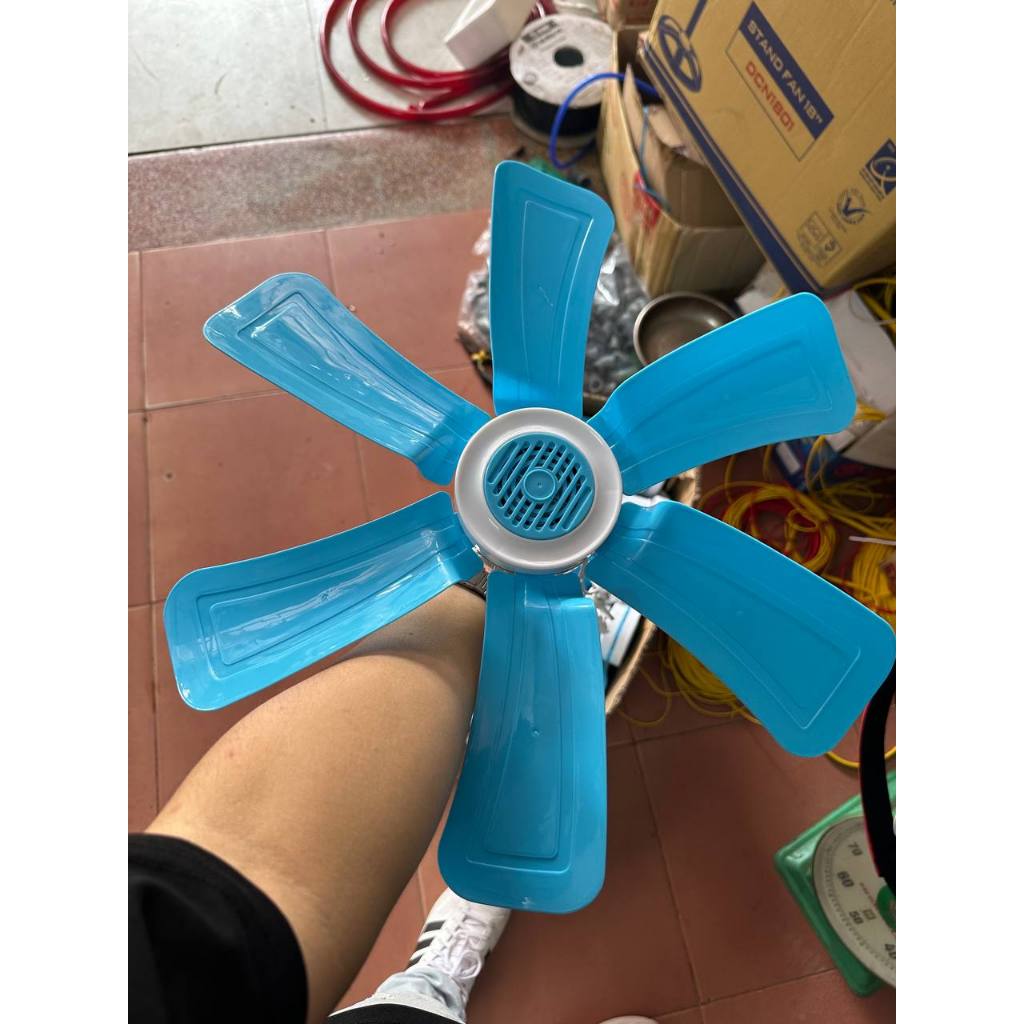 Quạt treo mùng 6 cánh siêu mát 50cm, quạt treo màn gió mạnh cho phòng trọ