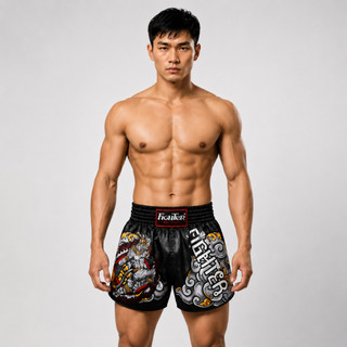 Quần Muay Fighter QMF-02 - Muay Thai Shorts, Muay Viet Nam, in 3D chất lượng cao