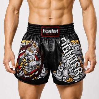 Quần Muay Fighter QMF-02 - Muay Thai Shorts, Muay Viet Nam, in 3D chất lượng cao