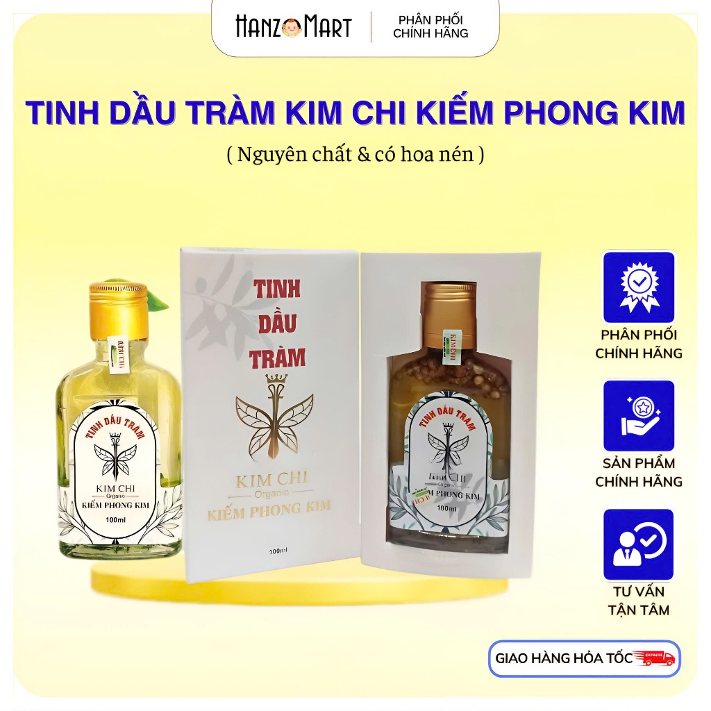 Tinh dầu Tràm Kim Chi hoa nén (Kiếm Phong KIM) - Huế