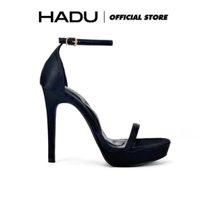 Giày Cao Gót 7P - 12P Sandal Ngọc Trinh HADU M796 Ver2 Da PU Cao Cấp Đế TPR Chống Trượt BH 12T