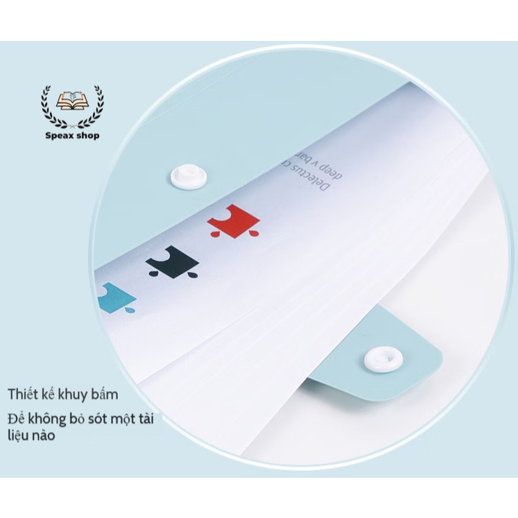 Túi Đựng Tài Liệu 13 Ngăn A4-File Cặp Tệp Đựng Tài Liệu Đề Thi Ôn Thi Chia Nhiều Ngăn Bìa Hồ Sơ
