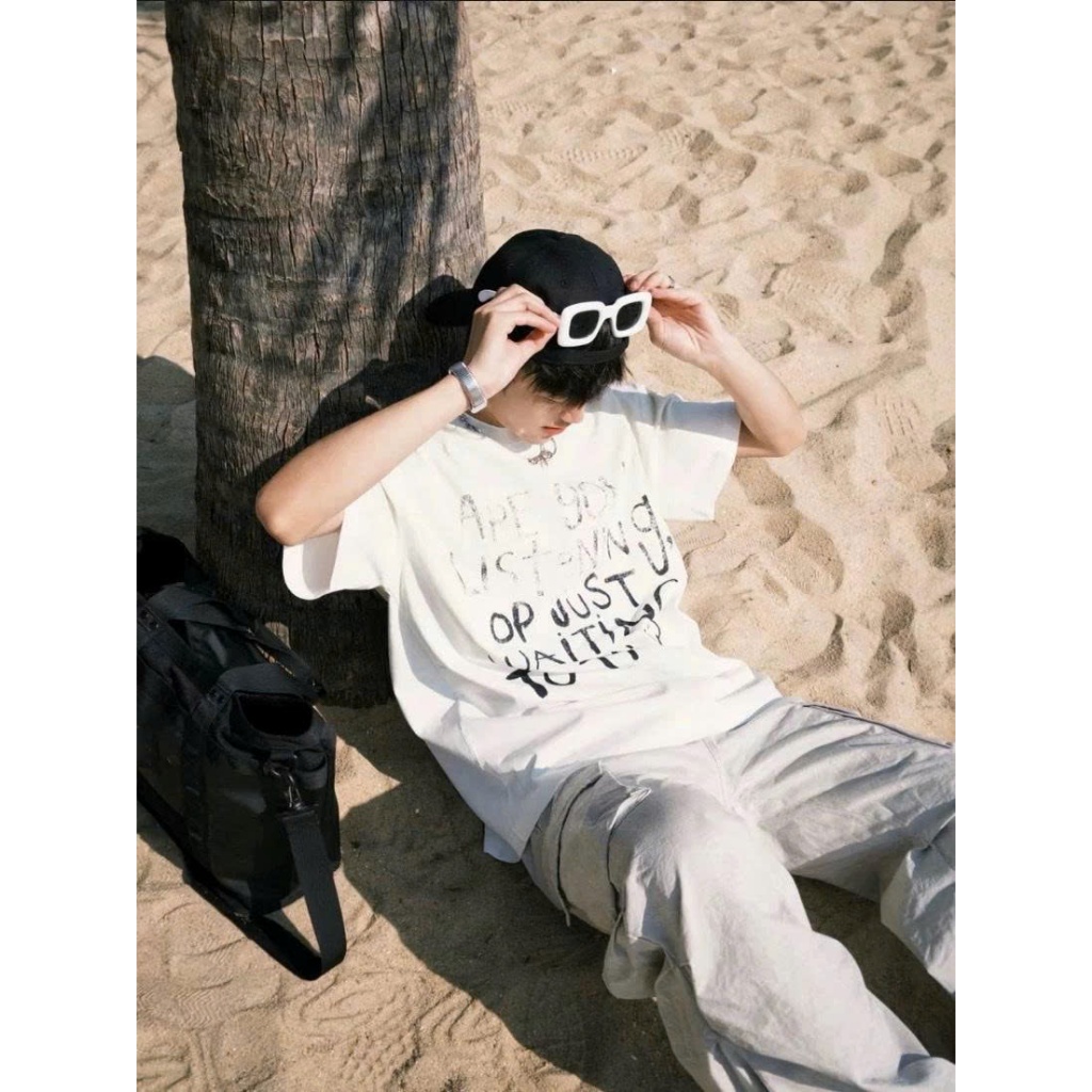 Áo thun Stee Cổ tròn ARE YOU LISTENING Localbrand ICVCVNI Unisex