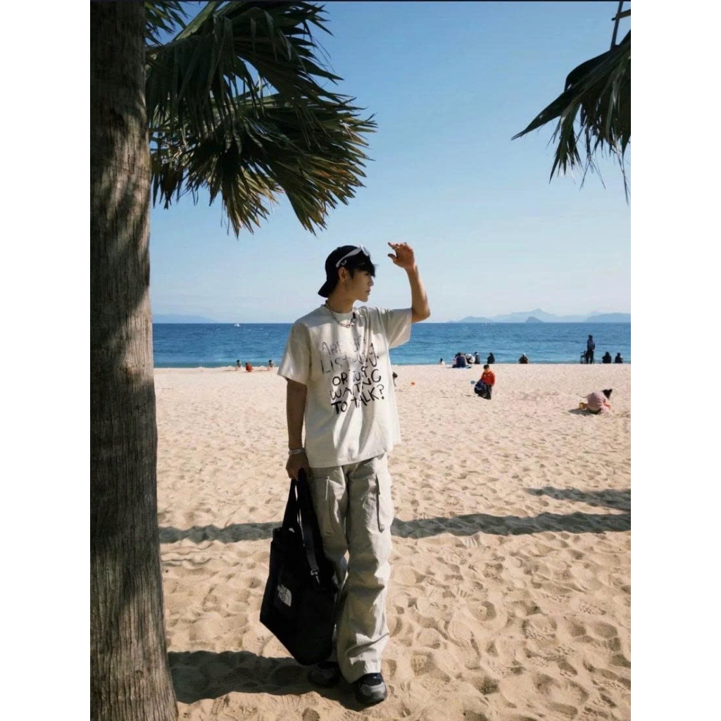 Áo thun Stee Cổ tròn ARE YOU LISTENING Localbrand ICVCVNI Unisex