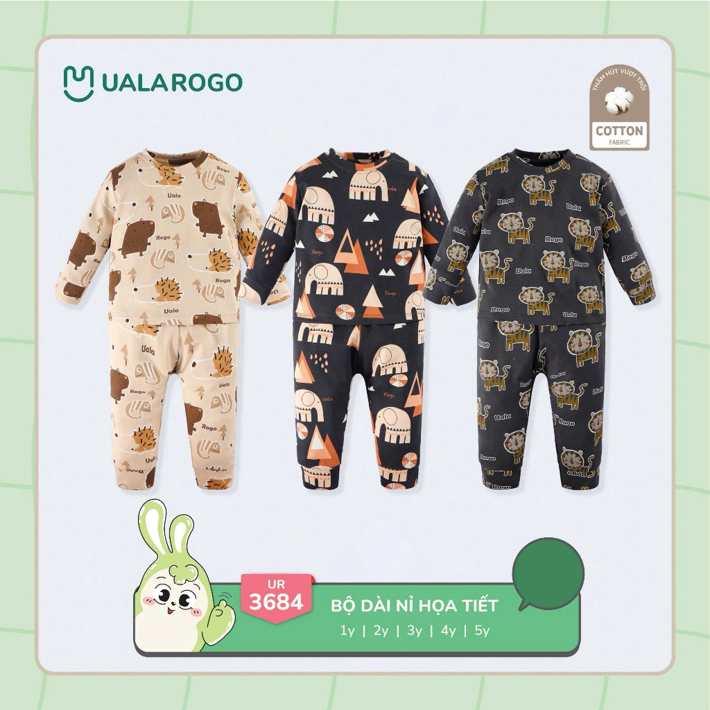 (9-24kg, 1-5Y) Bộ Dài Tay Uala Bé Trai UR2201 UR2272 UR2232 UR3684 UR3094 UR270 UR3894 UR3895