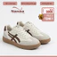 Giày Thể Thao Nữ 3 Sọc Đế Dày 4cm Thiết Kế Cá Tính Sneaker Form Đẹp Da PU Dày Dặn