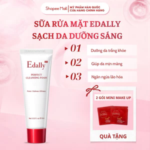 Quà Tặng Sữa Rửa Mặt Sạch Sâu Edally Ex Perfect Cleansing Foam Hàn Quốc, Tuýp 10ml tặng kèm gói makeup