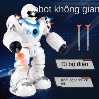 Đồ chơi robot thông minh có nhạc và led - quà tặng hoàn hảo cho bé