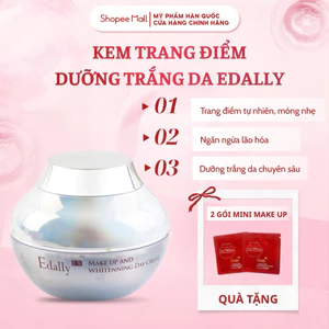 Kem trang điểm dưỡng trắng da Edally EX Hàn Quốc – Make Up And Whitenning Day Cream che khuyết điểm 50g