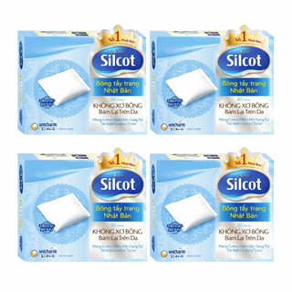 Combo bông tẩy trang Silcot siêu mềm không sơ bông