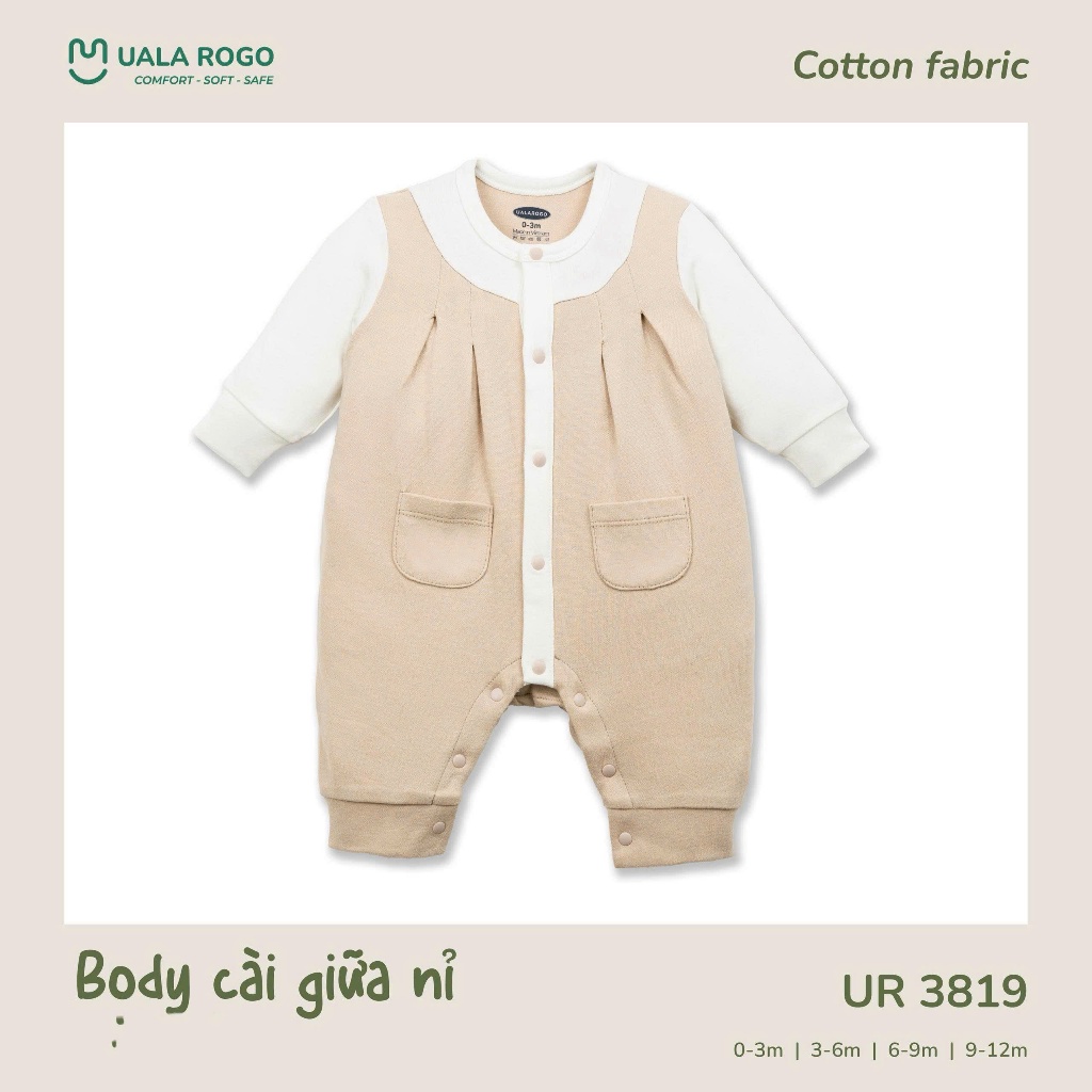 (3-10kg) Bộ Body Dài Tay Uala UR502 UR2111 UR2133 UR2217 UR2338 UR2358 UR2368 UR3543 UR3545 UR3802 UR3819 UR082