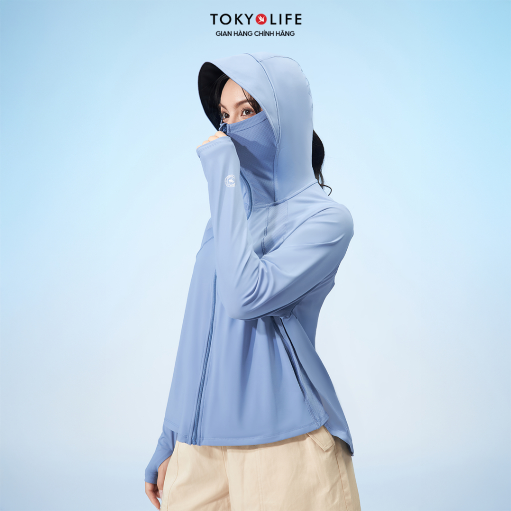Áo Khoác Chống Nắng Chống Tia UV Nữ Sunstop Ice Form Babydoll Chất Su Lạnh Thoáng Mát 40003391 - TOKYOLIFE