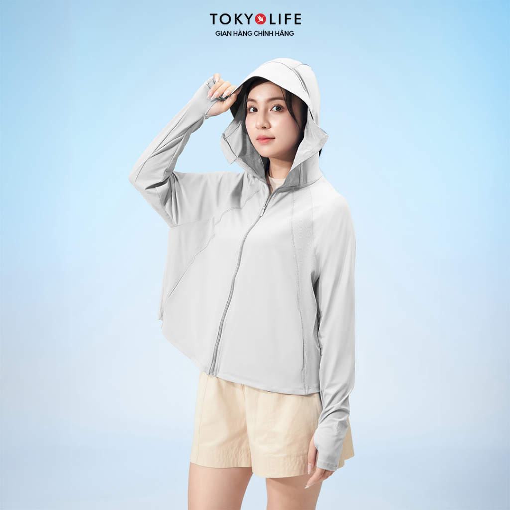 Áo Khoác Chống Nắng Chống Tia UV Nữ Sunstop Ice Form Babydoll Chất Su Lạnh Thoáng Mát 40003391 - TOKYOLIFE