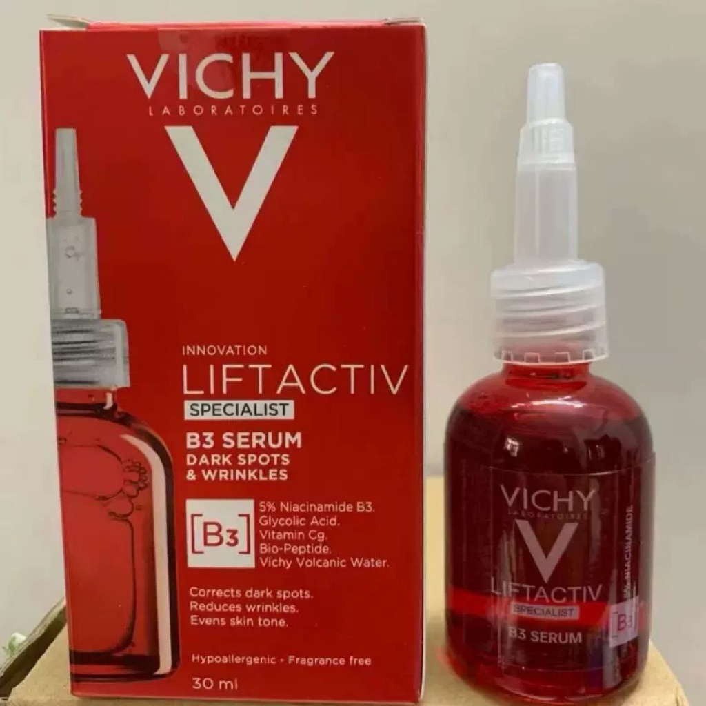 Combo VICHY Liftactiv B3 Serum + Collagen Specialist 50ml | Giảm Thâm Nám, Sáng Da, Căng Mịn