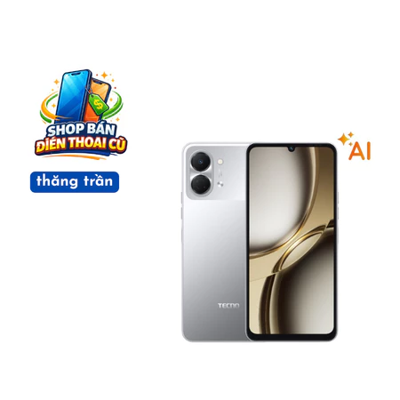 Điện thoại cảm ứng thông minh Tecno Spark Go 3 4GB/64GB Unisoc T7250 8 nhân – Hàng New Bảo Hành 12 Tháng.