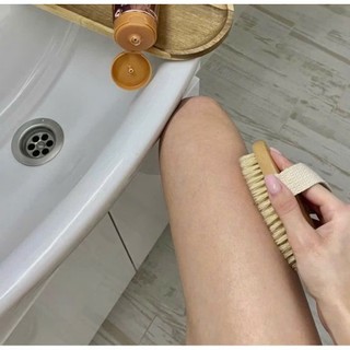 BÀN CHẢI KHÔ LÔNG MỀM , HỖ TRỢ LÀM SẠCH TBC & MASSAGE DA BODY
