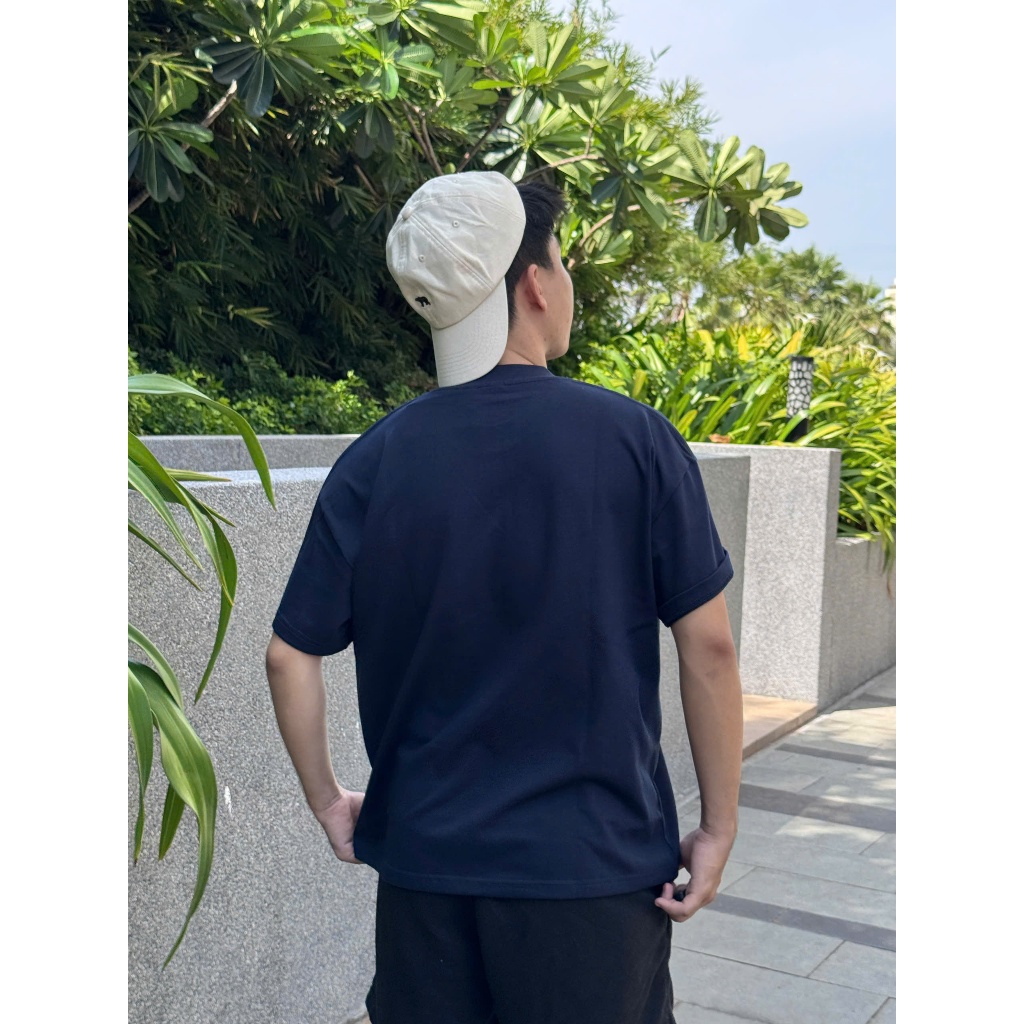 Áo Thun NANCY STORE  Cotton Cổ Tròn Nam Nữ