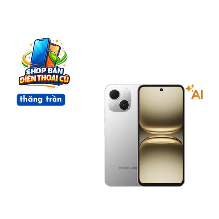 Điện thoại cảm ứng thông minh Tecno Spark 40C 4GB/128GB Helio G81 8 nhân – Hàng New Bảo Hành 12 Tháng.