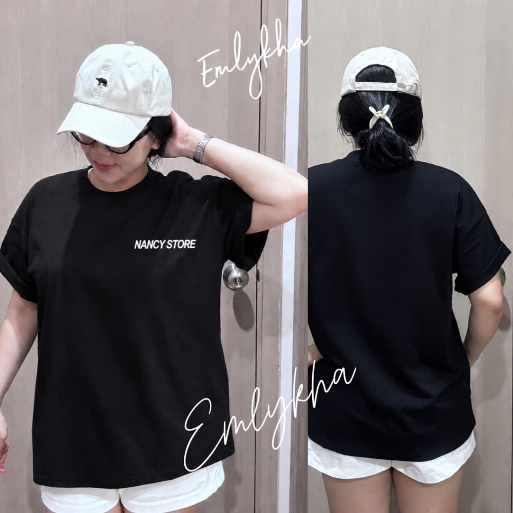 Áo thun unisex form rộng oversize cotton co giãn mặc mát nam nữ