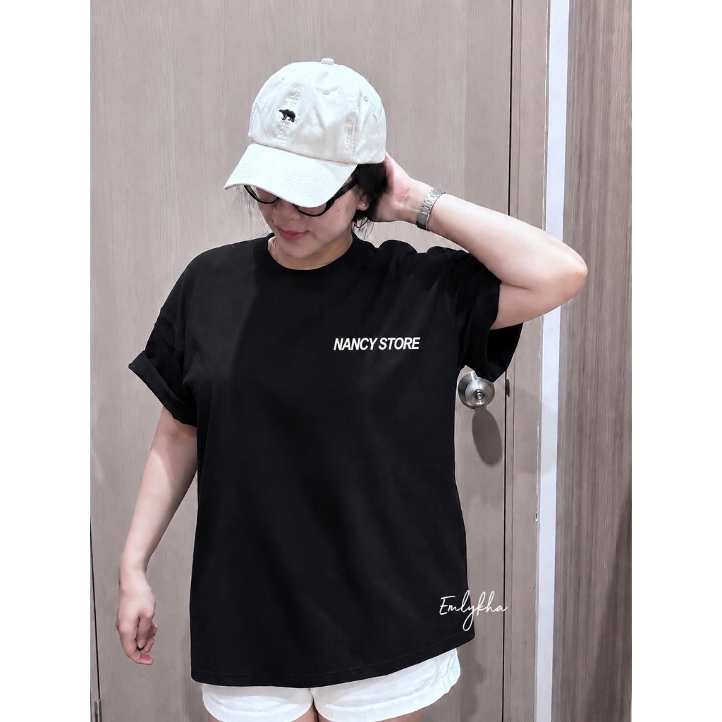 Áo thun unisex form rộng oversize cotton co giãn mặc mát nam nữ