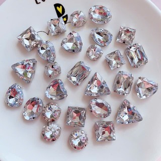 ✨ Set Charm Resin DIY Kim Cương Pha Lê Ánh Gương Luxury Mix Shape ✨