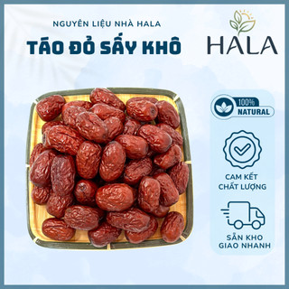 Túi 250g - 500g Táo Đỏ Sấy Khô Loại Ngon, Màu Tươi, Dẻo, Ngọt Thơm Dùng Để Nấu Chè Dưỡng Nhan, Ăn Kiêng - HALA