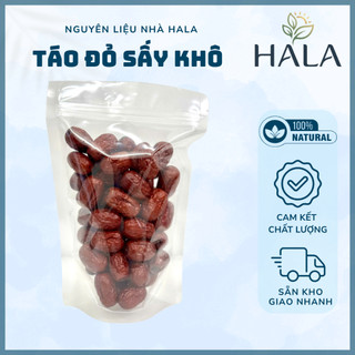 Túi 250g - 500g Táo Đỏ Sấy Khô Loại Ngon, Màu Tươi, Dẻo, Ngọt Thơm Dùng Để Nấu Chè Dưỡng Nhan, Ăn Kiêng - HALA