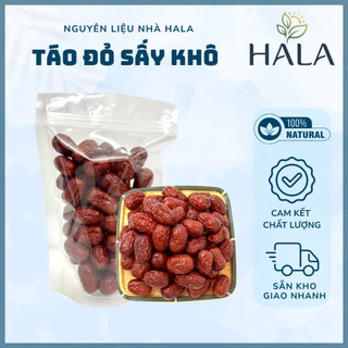 Túi 250g - 500g Táo Đỏ Sấy Khô Loại Ngon, Màu Tươi, Dẻo, Ngọt Thơm Dùng Để Nấu Chè Dưỡng Nhan, Ăn Kiêng - HALA