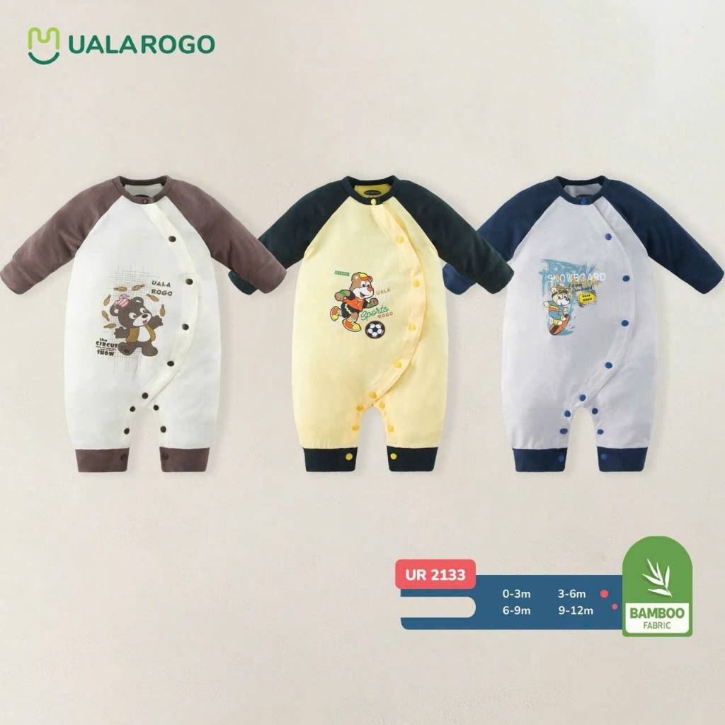 (3-10kg) Bộ Body Dài Tay Uala UR502 UR2111 UR2133 UR2217 UR2338 UR2358 UR2368 UR3543 UR3545 UR3802 UR3819 UR082