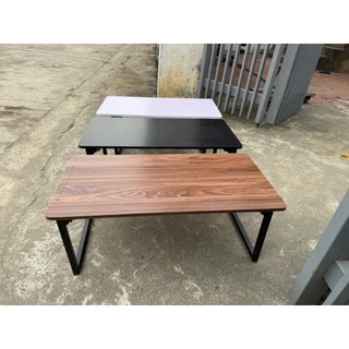 Bàn học làm việc ngồi bệt ECOWOOD dài 80cm ,bàn gấp học sinh sinh viên tiện dụng, chân sắt cao cấp