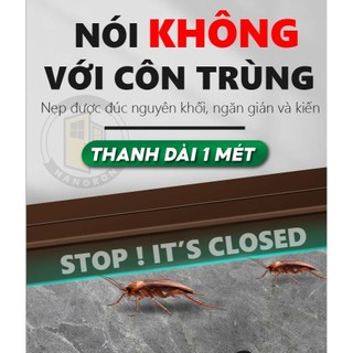 Thanh PVC chặn khe cửa Có 5 Màu Ron chặn khe hở 96cm đa năng, Nẹp dán chân cửa chống côn trùng-GD97