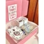 Set quà decor gấu trắng cute kèm nến thơm mini decor phòng ngủ aesthetic Hàn Quốc