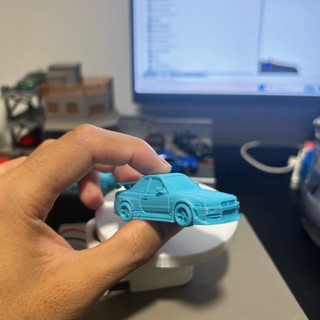 Nissan Gtr R34 in 3D màu ngẫu nhiên tỉ lệ 1/64 trưng bày diorama - phụ kiện đồ chơi xe mô hình 1/64