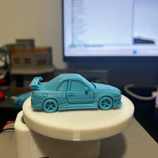 Nissan Gtr R34 in 3D màu ngẫu nhiên tỉ lệ 1/64 trưng bày diorama - phụ kiện đồ chơi xe mô hình 1/64